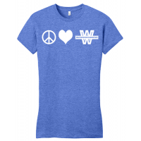Youth Girl's Peace, Love Tee