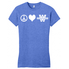 Youth Girl's Peace, Love Tee